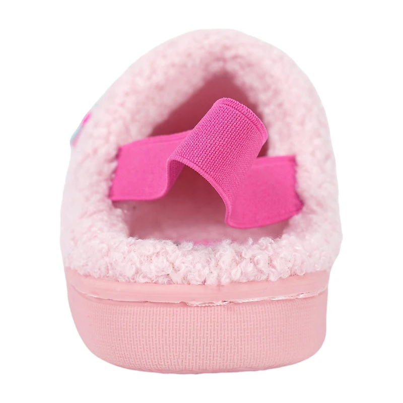 Faux Fur Toddler Girls Barbie Slip-On Slippers