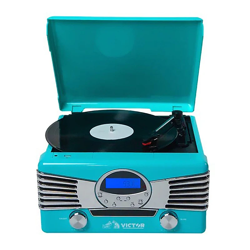 Victor Diner 7-In-1 Music Center Turntable