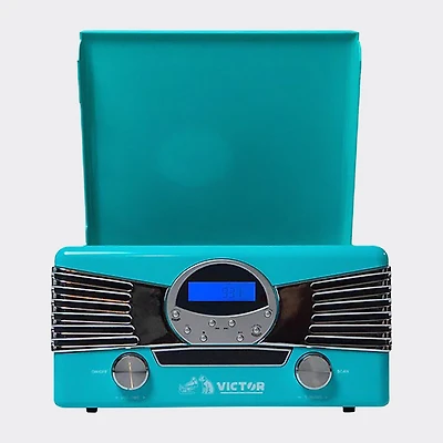 Victor Diner 7-In-1 Music Center Turntable