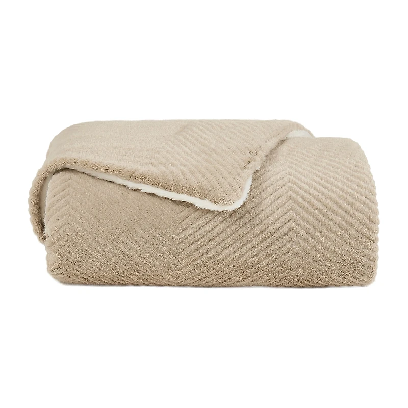Brooklyn Loom Lush Chevron Throw