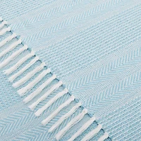 Oceanfront Resort Textured Stripe Throw