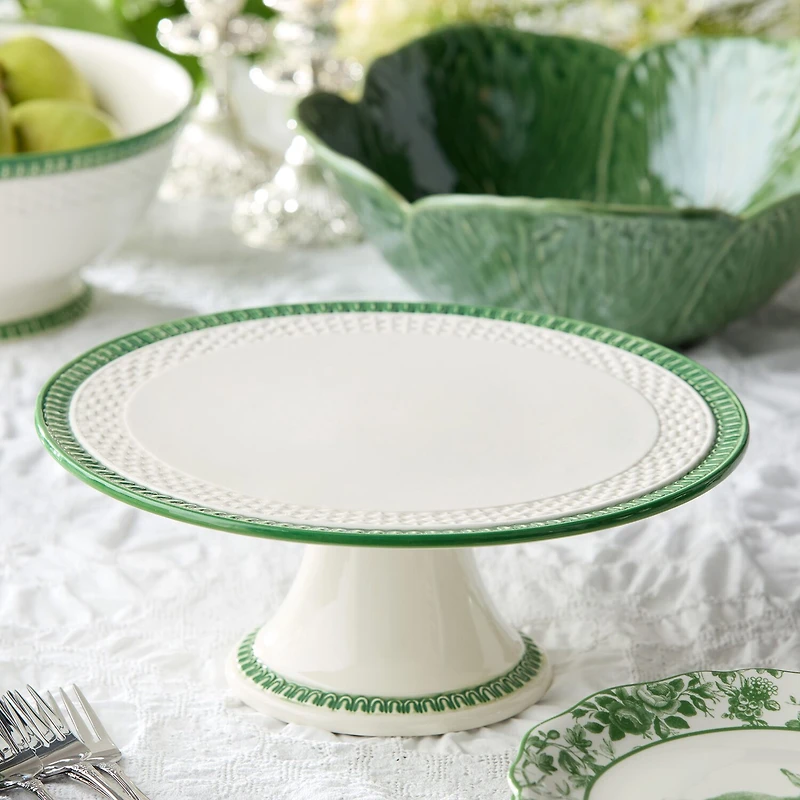 Certified International Le Jardin Cake Plate