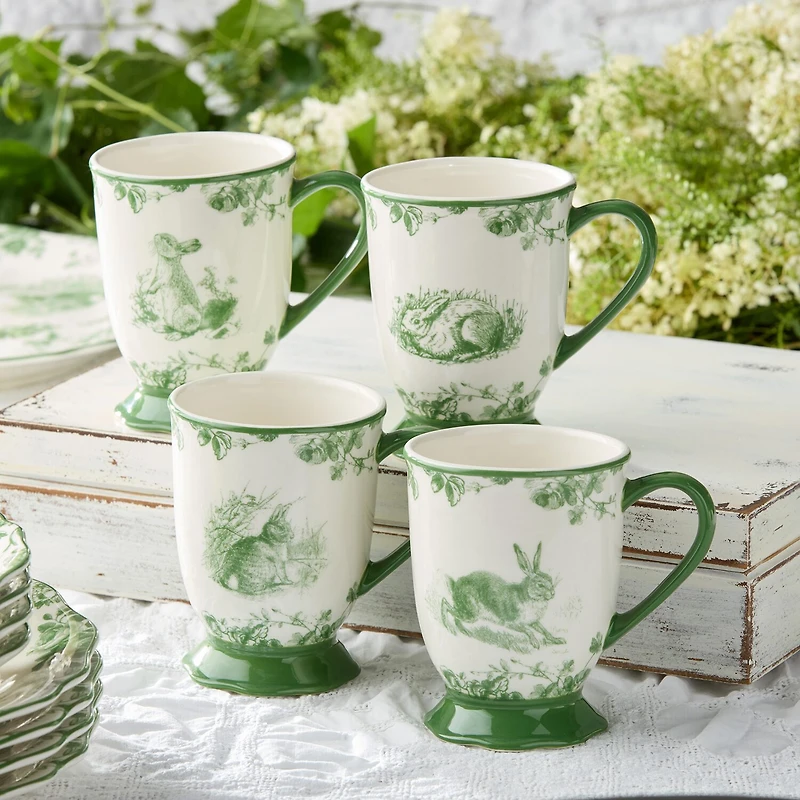 Certified International Le Jardin 4-pc. Animal Coffee Mug