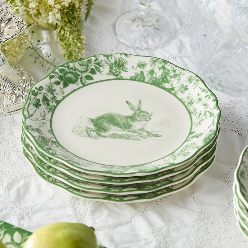 Certified International Le Jardin 4-pc. Stoneware Salad Plate