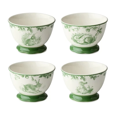 Certified International Le Jardin 4-pc. Stoneware Ice Cream Bowl