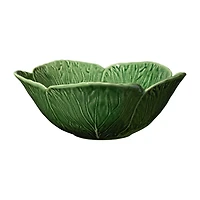 Certified International Le Jardin Cabbage Stoneware Serving Bowl