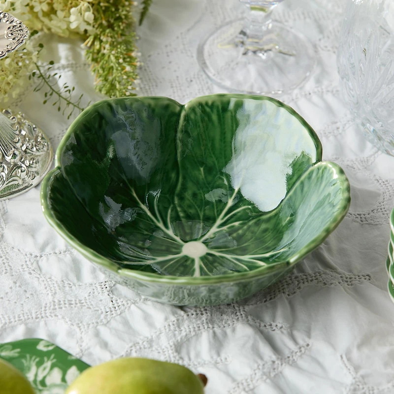 Certified International Le Jardin Cabbage 4-pc. Stoneware Ice Cream Bowl