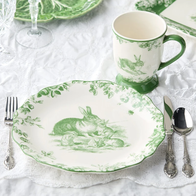 Certified International Le Jardin 4-pc. Stoneware Dinner Plate