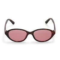 BCBGeneration Womens UV PROTECTION Oval Sunglasses