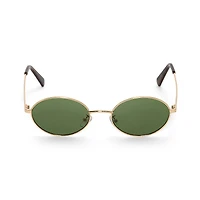 BCBGeneration Slim Metal Womens UV Protection Oval Sunglasses