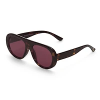 BCBGeneration Oversized Plastic Womens UV PROTECTION Aviator Sunglasses
