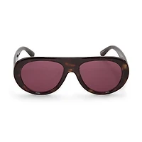 BCBGeneration Oversized Plastic Womens UV PROTECTION Aviator Sunglasses