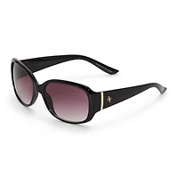 Adrienne Vittadini Basic With Metal Bar Hinge Womens UV Protection Sunglasses