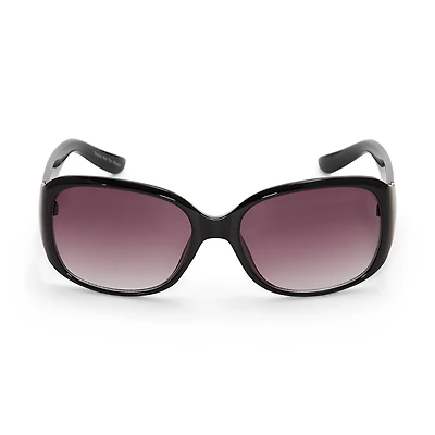 Adrienne Vittadini Basic With Metal Bar Hinge Womens UV Protection Sunglasses