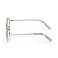 BCBGeneration With Cut-Out Detail Womens UV Protection Aviator Sunglasses
