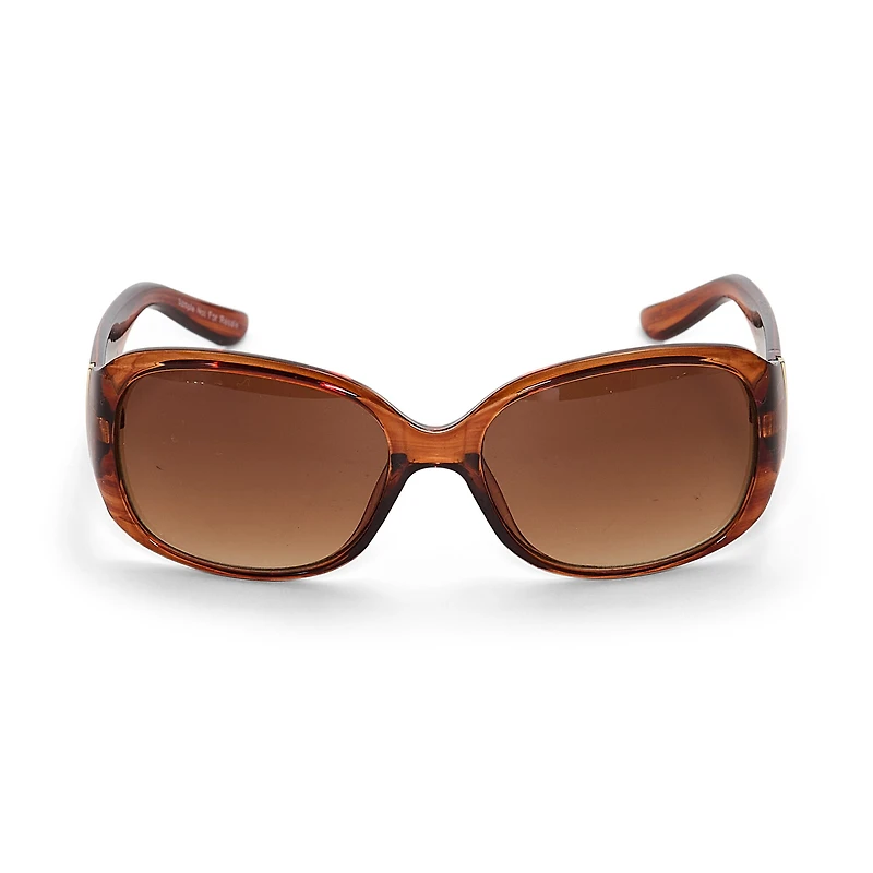 Adrienne Vittadini Basic With Metal Bar Hinge Womens UV Protection Sunglasses