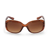 Adrienne Vittadini Basic With Metal Bar Hinge Womens UV Protection Sunglasses