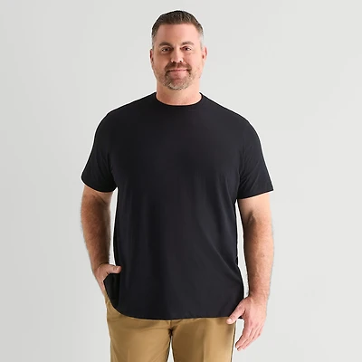 St. John's Bay Super Soft Mens Crew Neck Short Sleeve Quick Dry Big and Tall T-Shirt