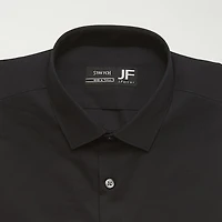 J. Ferrar Ultra Comfort Big and Tall Mens Regular Fit Easy Care Stretch Fabric Long Sleeve Dress Shirt