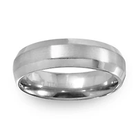 Mens 6MM Titanium Wedding Band