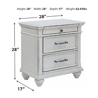 Signature Design by Ashley® Kaelyn 3-Drawer Nightstand