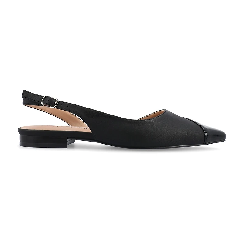Journee Collection Daphnne Womens Pointed Closed Toe Ballet Flats