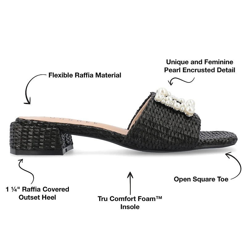Journee Collection Womens Justina Heeled Sandals