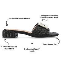Journee Collection Womens Justina Heeled Sandals