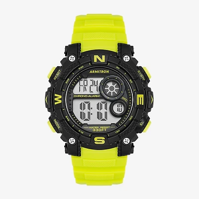 Armitron Mens Multi-Function Green Strap Watch 40/8284blg