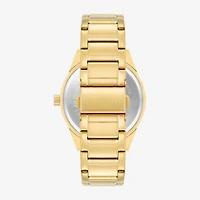 Armitron Mens Gold Tone Stainless Steel Bracelet Watch 20/5597bkgp