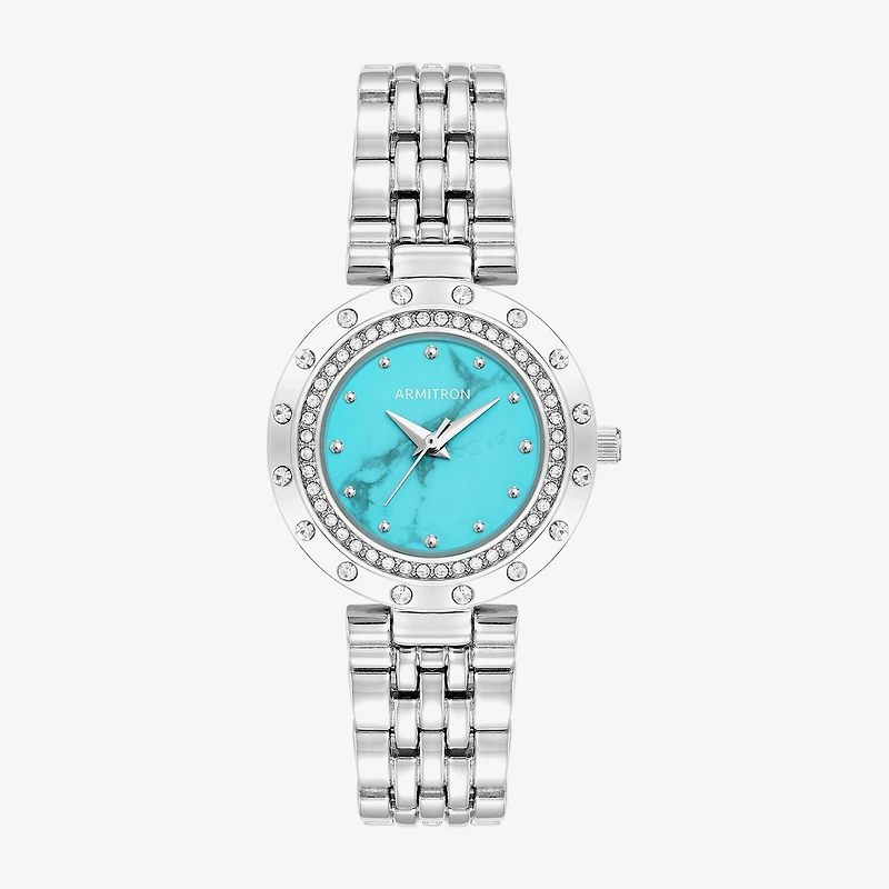Armitron Womens Silver Tone Bracelet Watch 75/5931tqsv