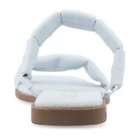 Journee Collection Womens Pegie Flat Sandals