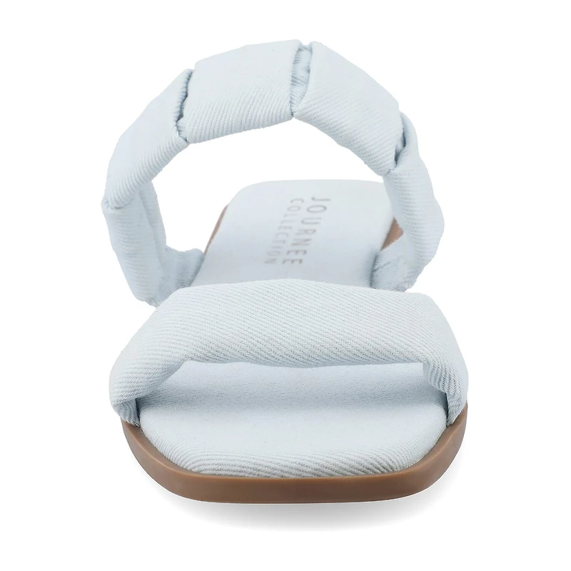 Journee Collection Womens Pegie Flat Sandals