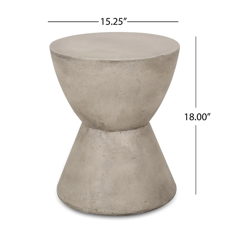 Montreal Weather Resistant Concrete Side Table