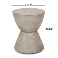 Montreal Weather Resistant Concrete Side Table