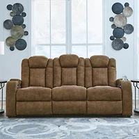 Signature Design By Ashley® Wolfridge Dual Power Reclining Sofa