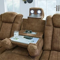 Signature Design By Ashley® Wolfridge Dual Power Reclining Sofa