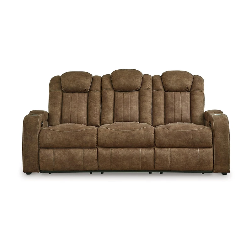 Signature Design By Ashley® Wolfridge Dual Power Reclining Sofa