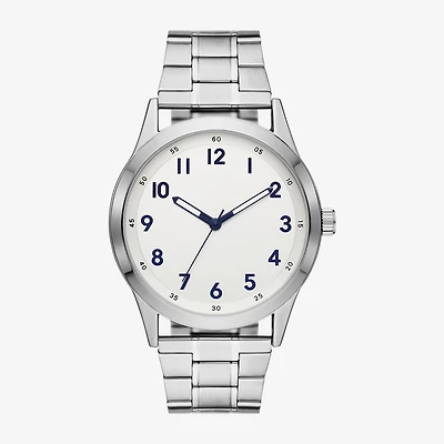 Mens Silver Tone Bracelet Watch Fmdjo312