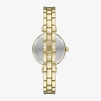 Geneva Womens Crystal Accent Gold Tone Bracelet Watch Fmdjm293