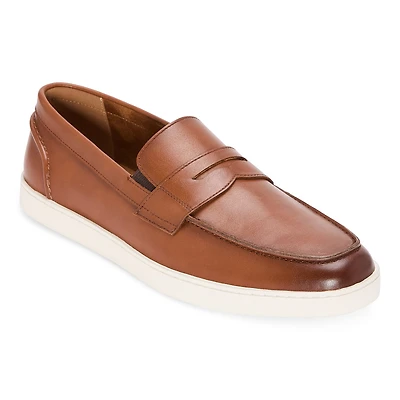 J. Ferrar Hanson Mens Moc Closed Toe Loafers