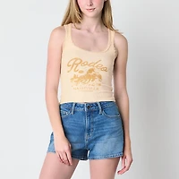Arizona Womens Juniors Sleeveless Tank Top