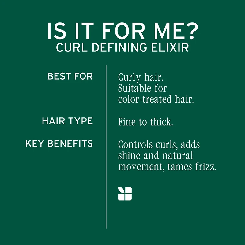 Biolage Curl Define Elixir Styling Product 5.1 oz.