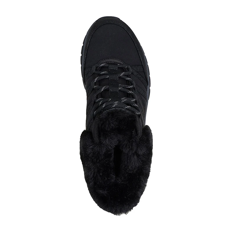 Skechers Womens Graceful Flat Heel Lace Up Boots
