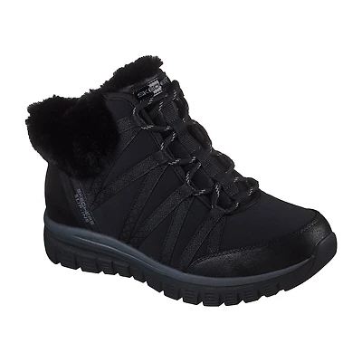 Skechers Womens Graceful Flat Heel Lace Up Boots