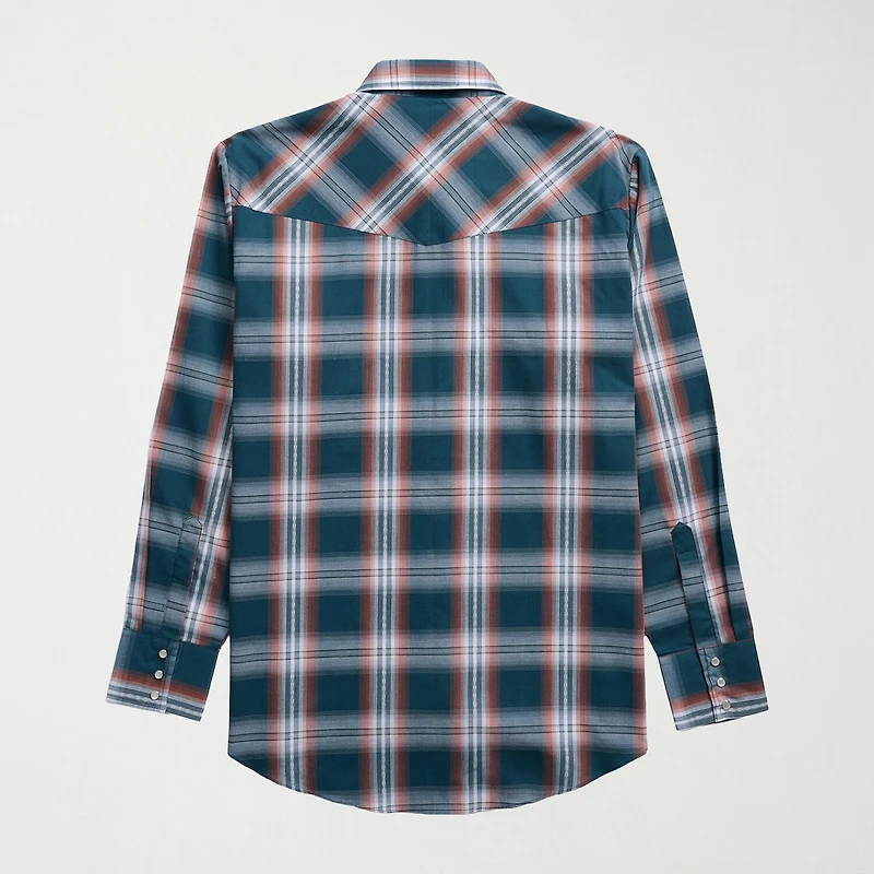 Ely Cattleman Mens Long Sleeve Western Shirt