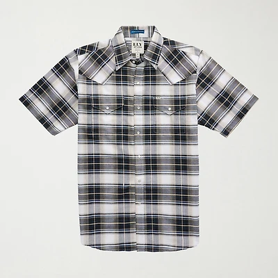 Ely Cattleman Tall Mens Short Sleeve Western Shirt