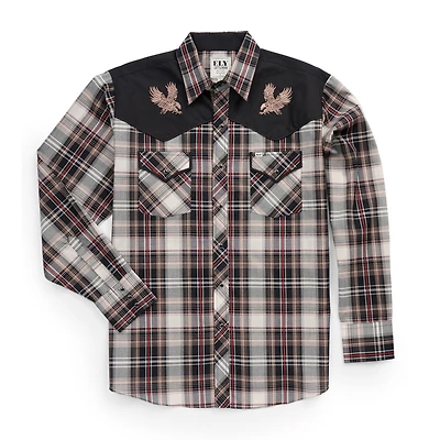 Ely Cattleman Tall Mens Long Sleeve Western Shirt