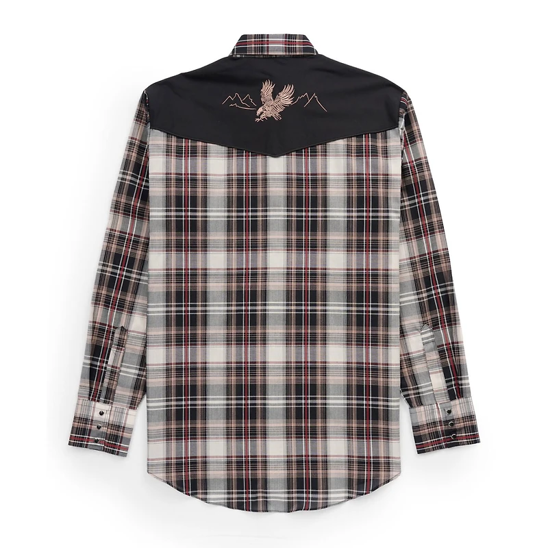 Ely Cattleman Tall Mens Long Sleeve Western Shirt