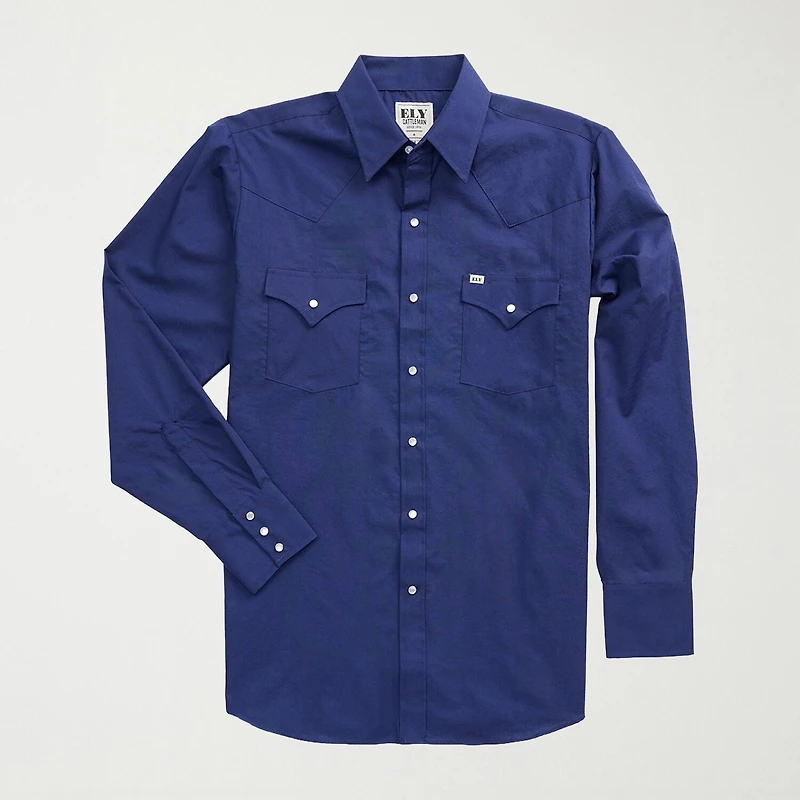 Ely Cattleman Big Mens Long Sleeve Western Shirt